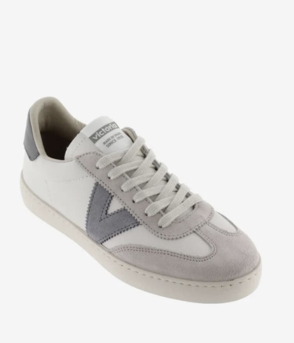 Deportivas VICTORIA BERLIN retro ciclista V gris - Imagen 2