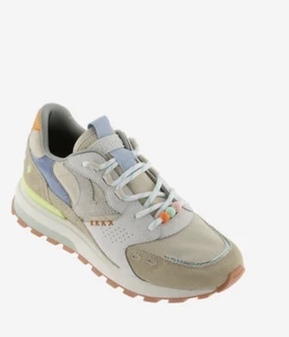 Deportivas VICTORIA LUNA serraje Crudo - Imagen 1