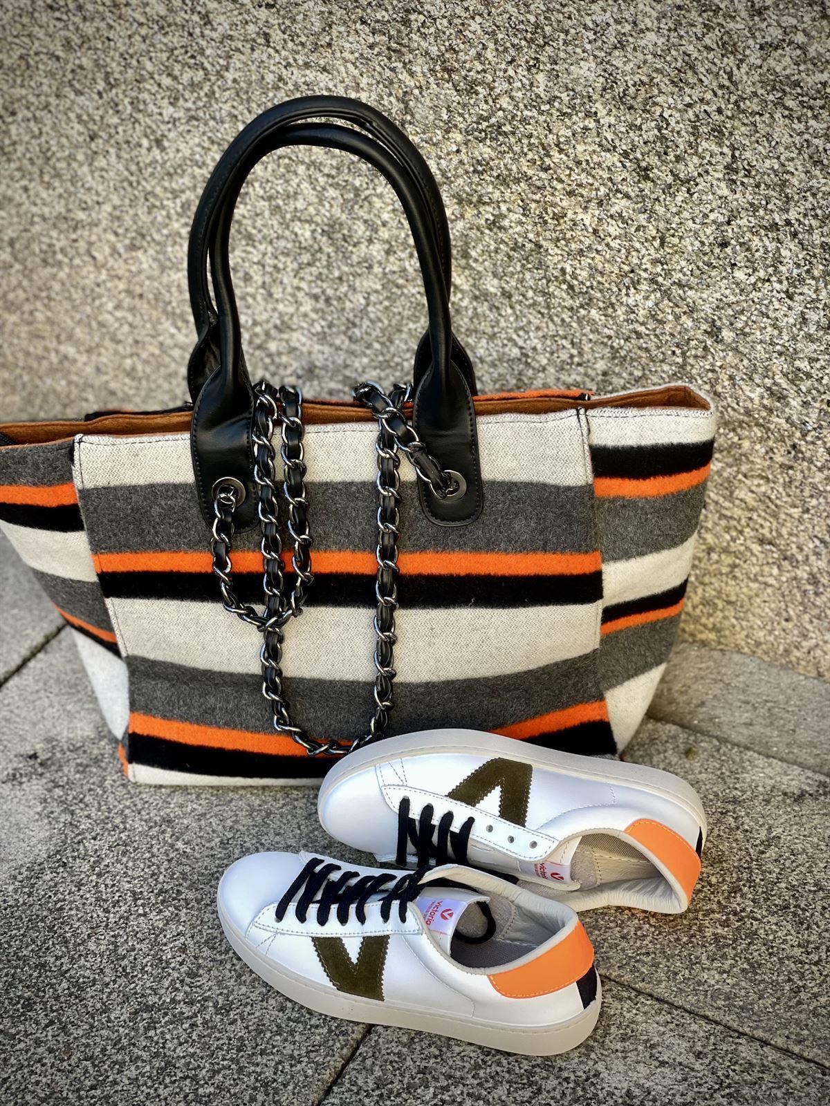 Deportivas Victoria neon naranja - Imagen 5