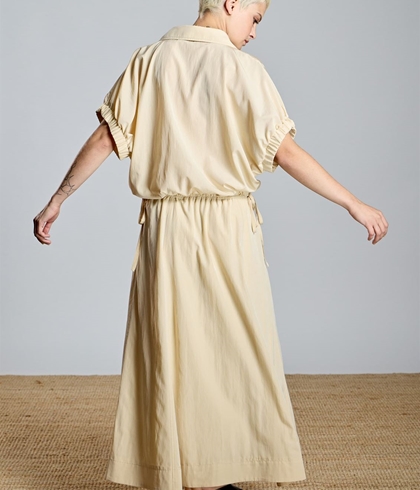 FALDA ALBA CONDE MIDI LARGA 2201-420-13 BEIGE - Imagen 1