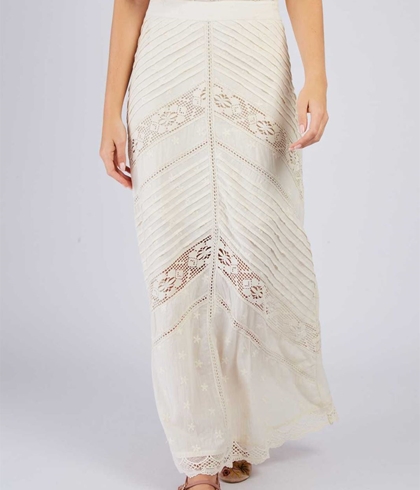 Falda Derhy AGNES encaje cruda - Imagen 2