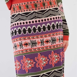 Falda Derhy JOZEFA multicolor tejas - Imagen 2