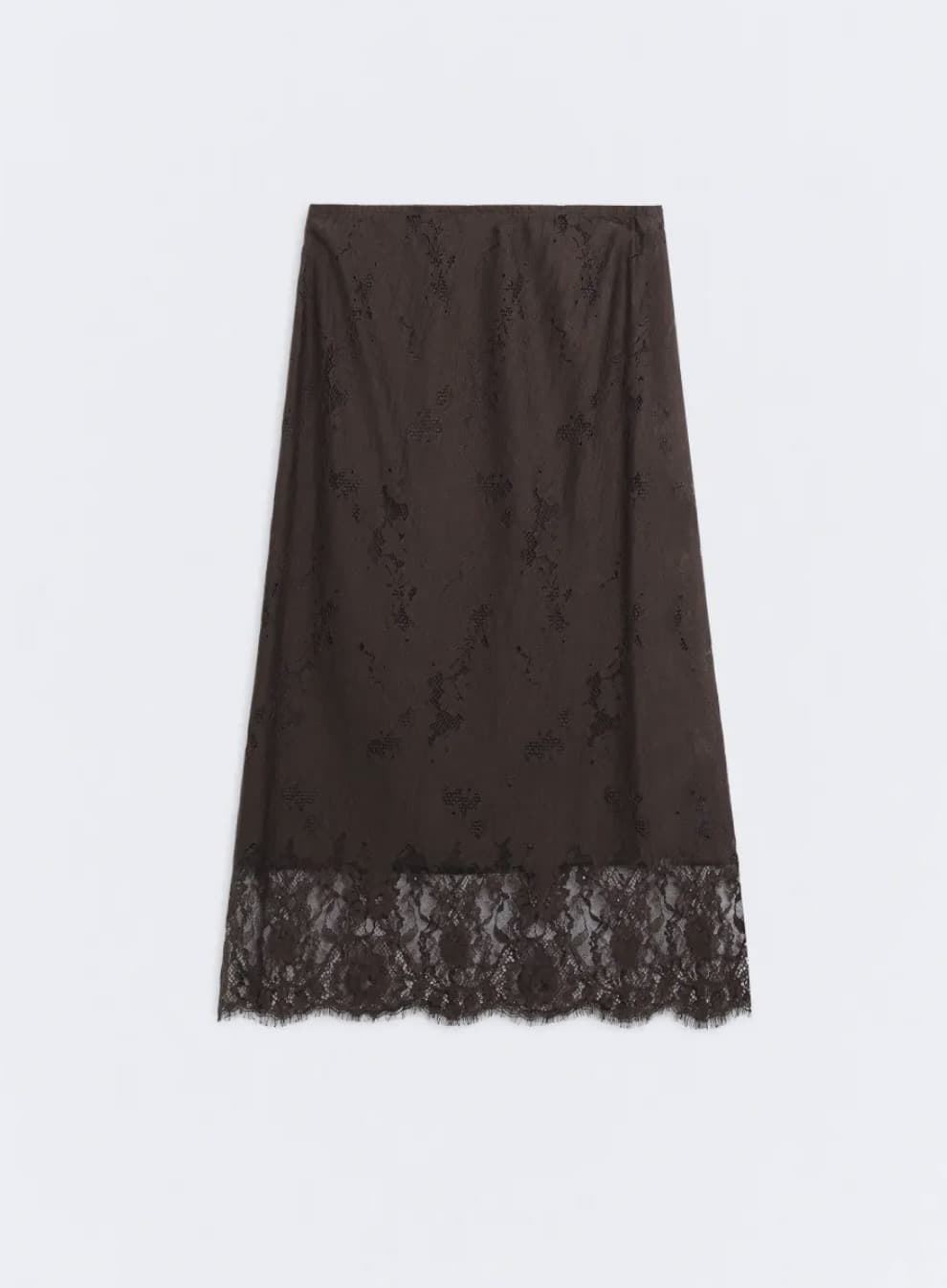 Falda ese O ese AMANDA lencera marrón chocolate - Imagen 5