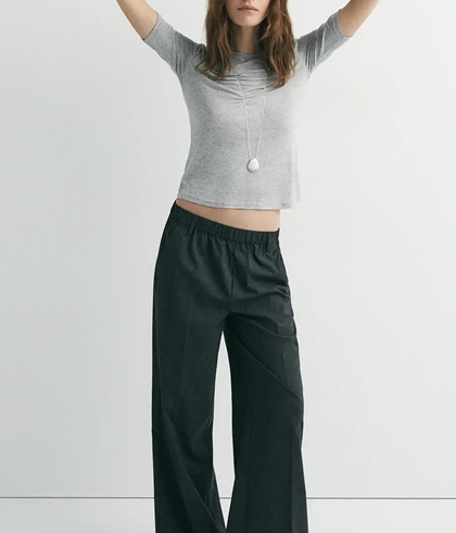 FALDA ese O ese Ref.: 305173-1090 // PANT.BLAKE  gris antracita - Imagen 1