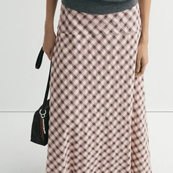 FALDA ese O ese Ref.: 305607-1200 // F.SALZBURG checks Brown - Imagen 1