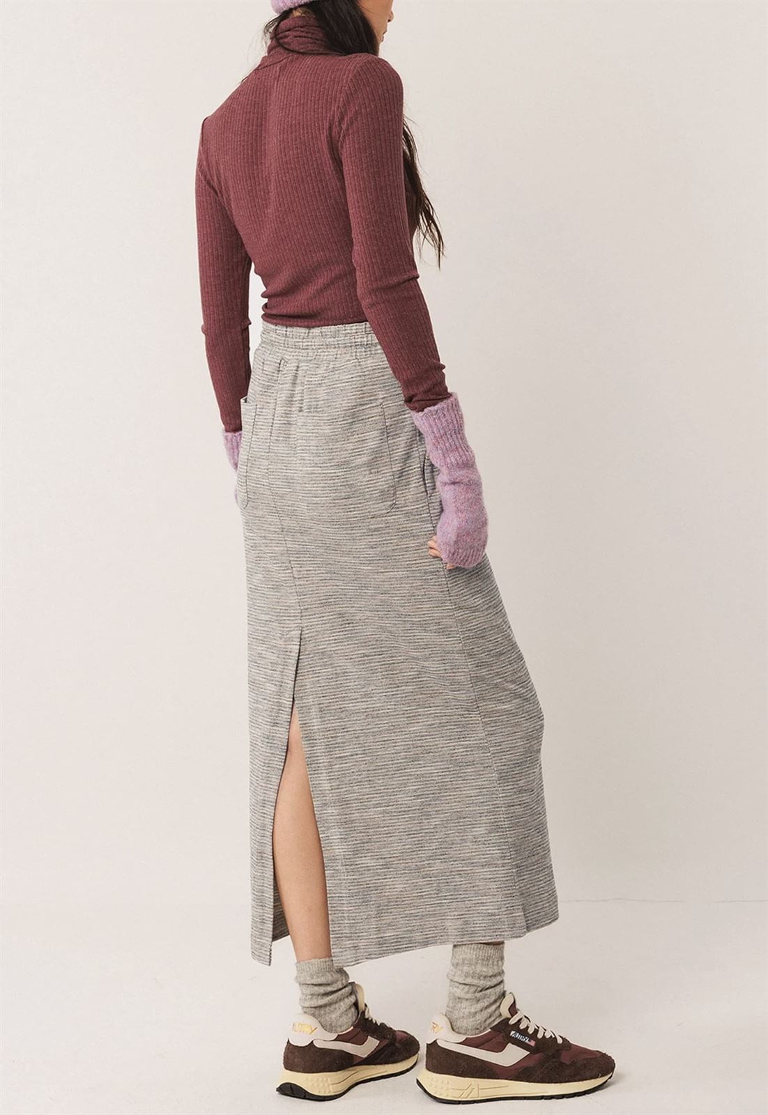 Falda Indi & Cold multicolor ajustable SK 376 gris - Imagen 2