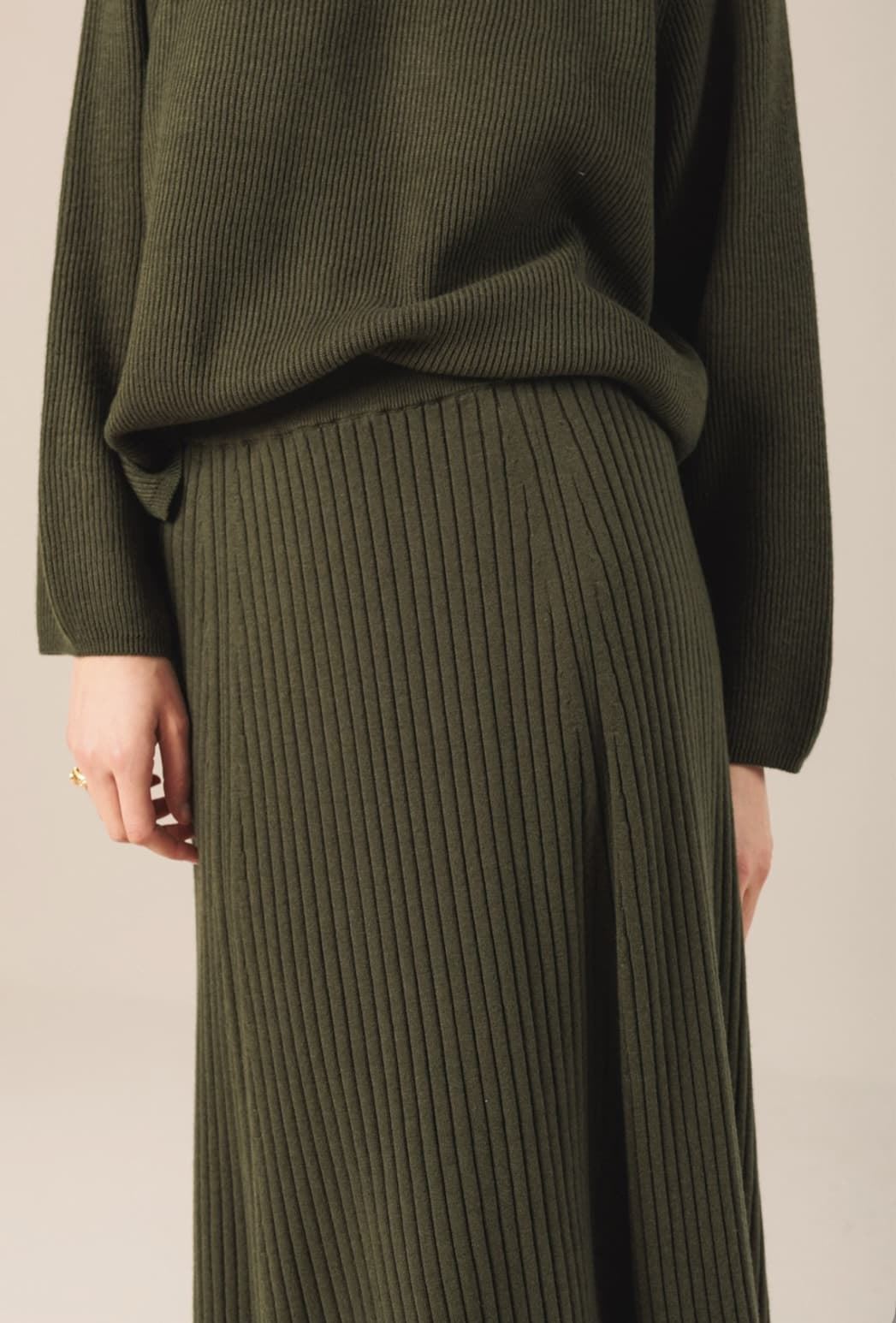 Falda Indi & Cold punto canale RD486 KHAKI - Imagen 2