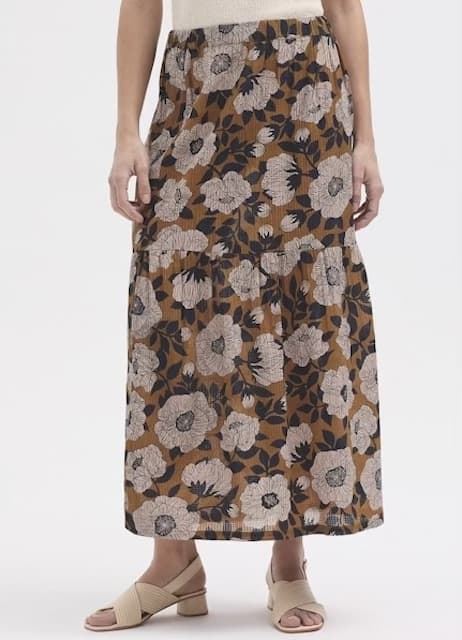 Falda  Nice Things cuadrillé Camelia - Imagen 2