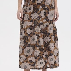 Falda Nice Things cuadrillé Camelia - Imagen 2