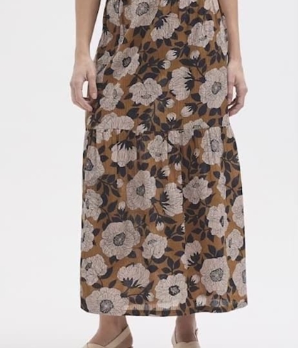 Falda  Nice Things cuadrillé Camelia - Imagen 2