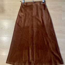 Falda Nice Things  micropana elastica marrón - Imagen 1