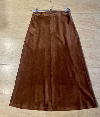 Falda Nice Things  micropana elastica marrón - Imagen 1