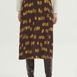 Falda nice things Tulips marrones amarillos - Imagen 1