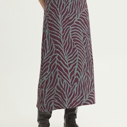 Falda nice things Zebra, grises, burdeos. - Imagen 1