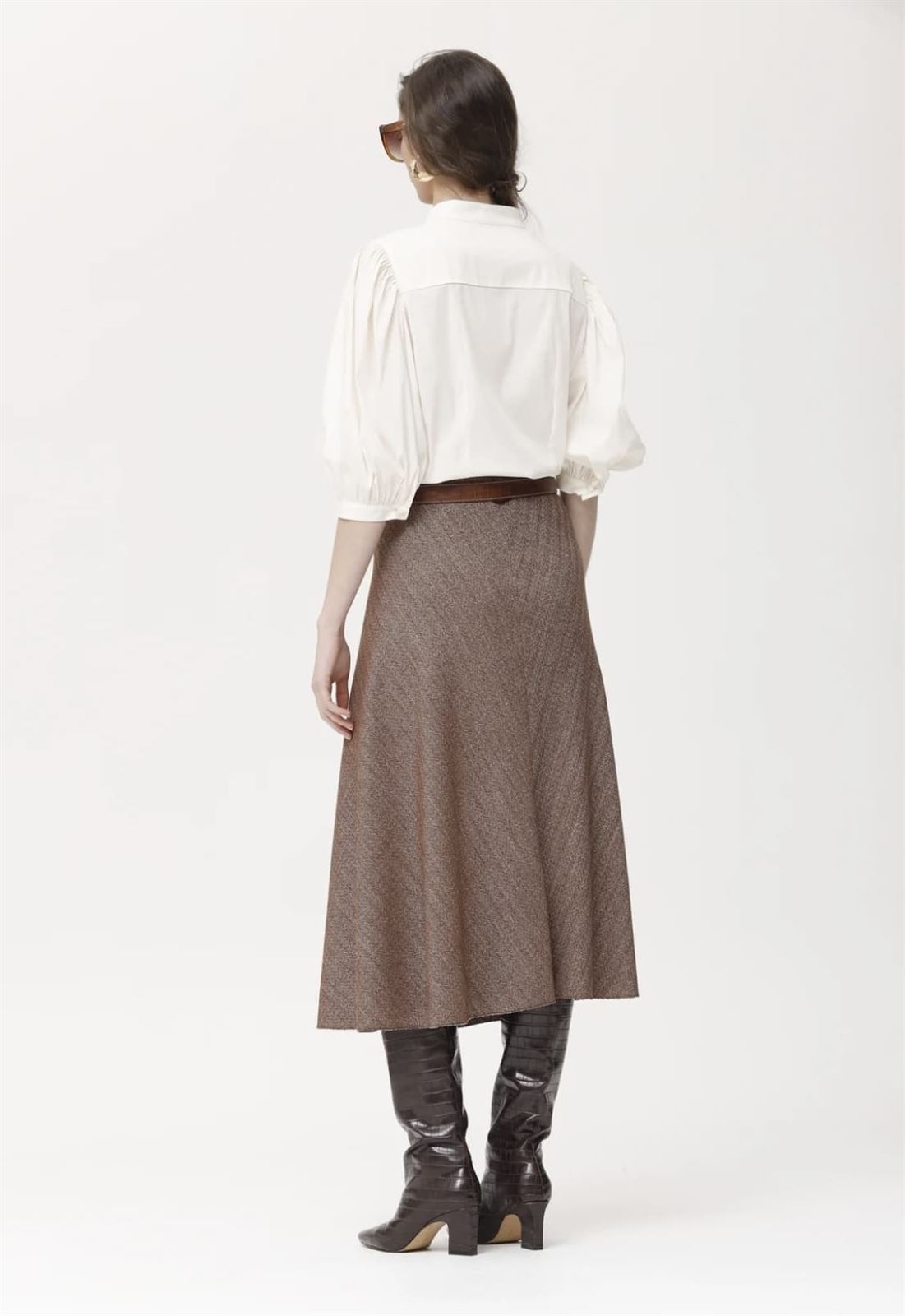 Falda Oky Frija Espiga Bicolor Stretch - Imagen 1