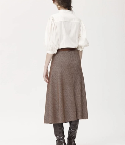 Falda Oky Frija Espiga Bicolor Stretch - Imagen 1