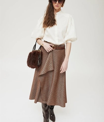 Falda Oky Frija Espiga Bicolor Stretch - Imagen 2