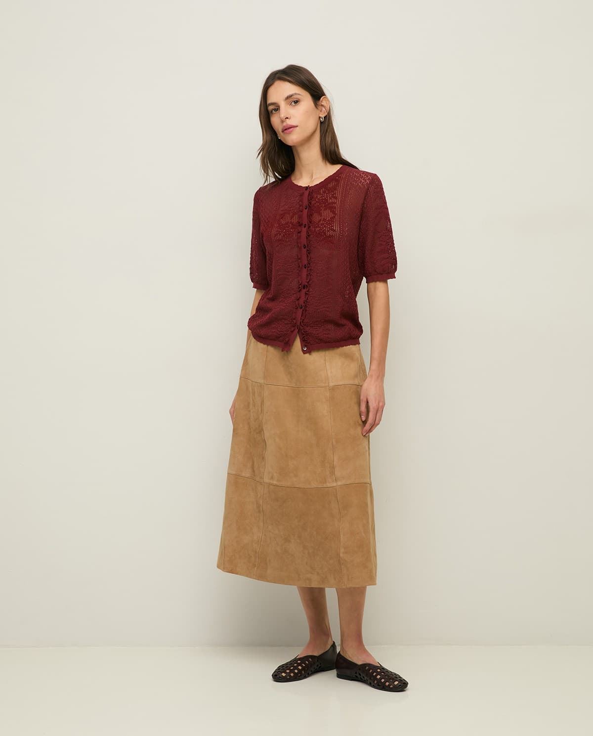 Falda Yerse 44810 midi de ante arena - Imagen 1