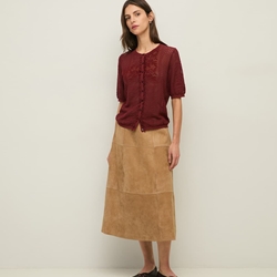 Falda Yerse 44810 midi de ante  arena - Imagen 1