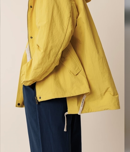 Gabardina Indi & Cold 670 NYLON SPORT amarillo azafrán. - Imagen 2