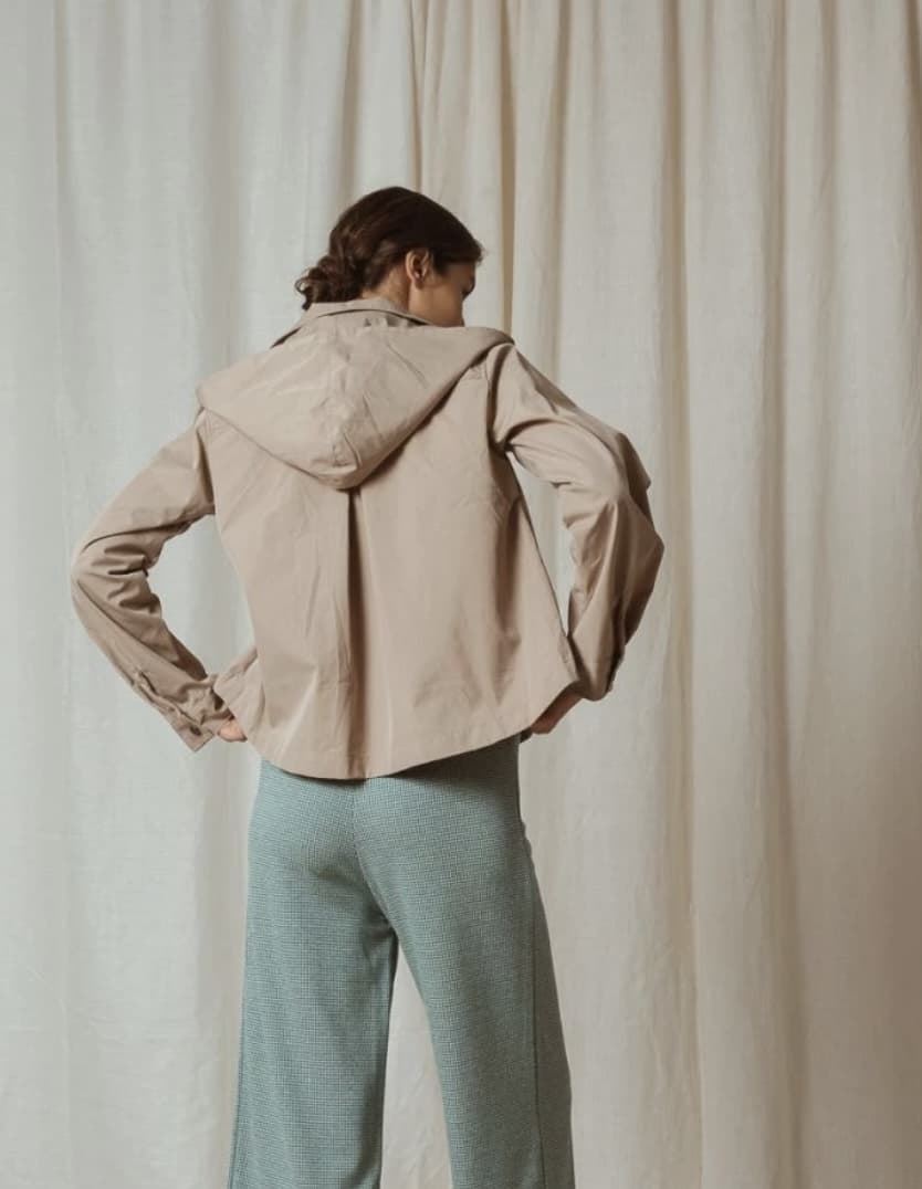 Gabardina Indi & Cold corta beige - Imagen 3