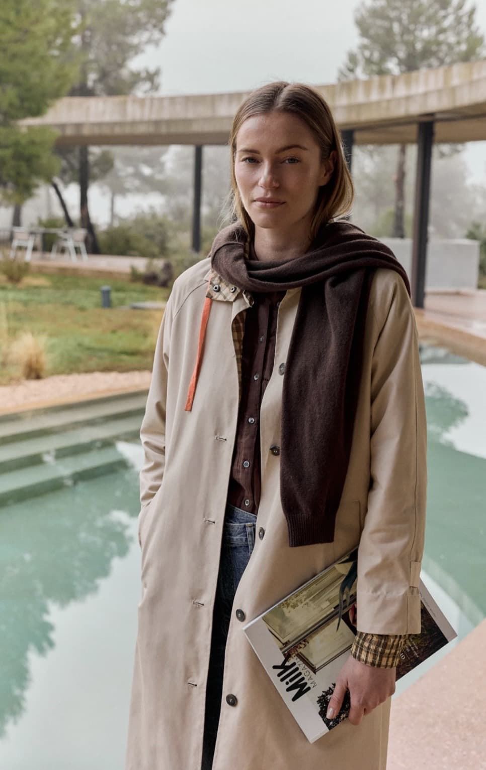 Gabardina Indi & Cold GF605P REVERSIBLE CUADROS - Imagen 1