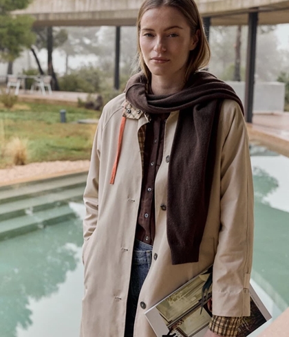 Gabardina Indi & Cold GF605P REVERSIBLE CUADROS - Imagen 1