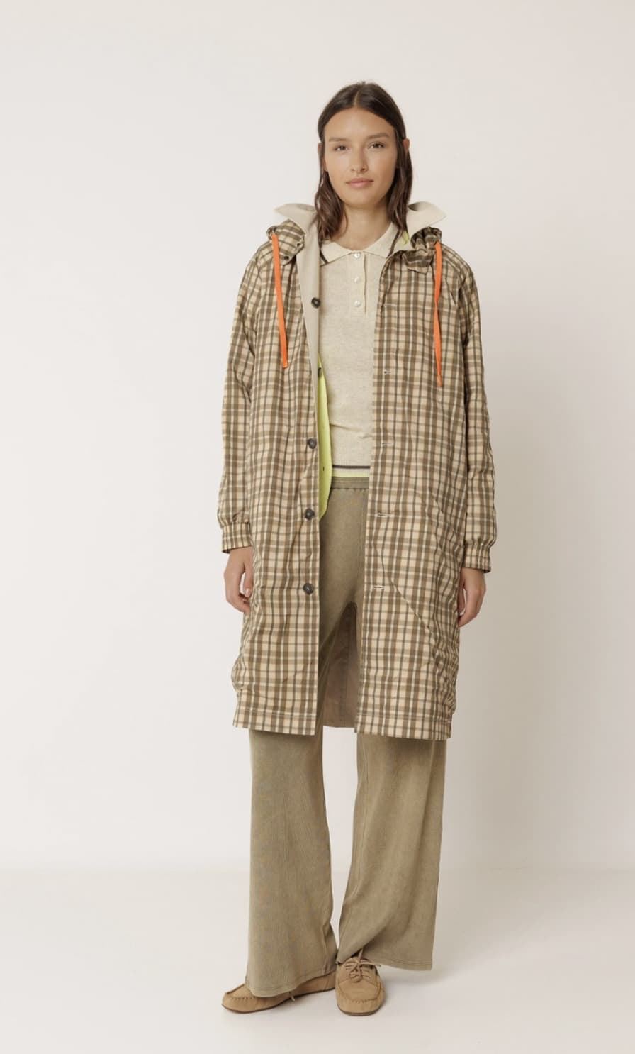 Gabardina Indi & Cold GF605P REVERSIBLE CUADROS - Imagen 2