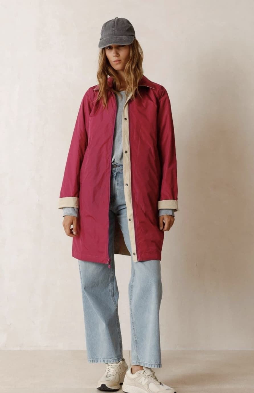 Gabardina Indi & Cold reversible Julen crudo - Imagen 2