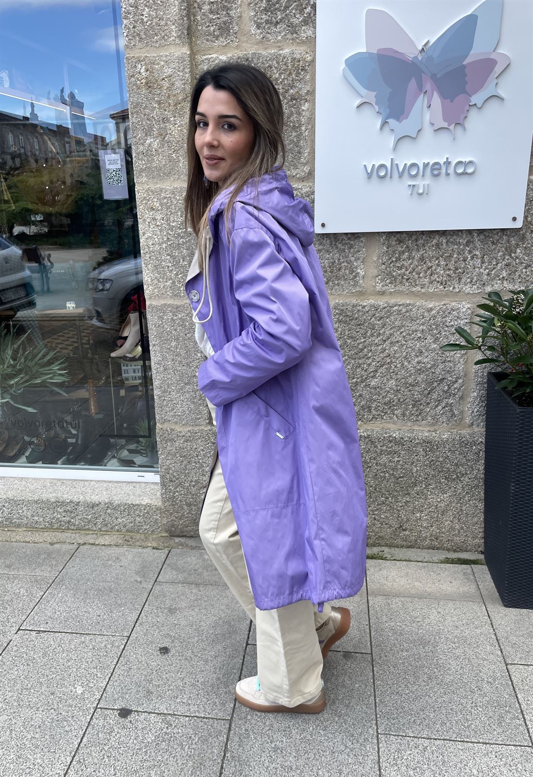 Gabardina Oky ZUGOR lila - Imagen 4