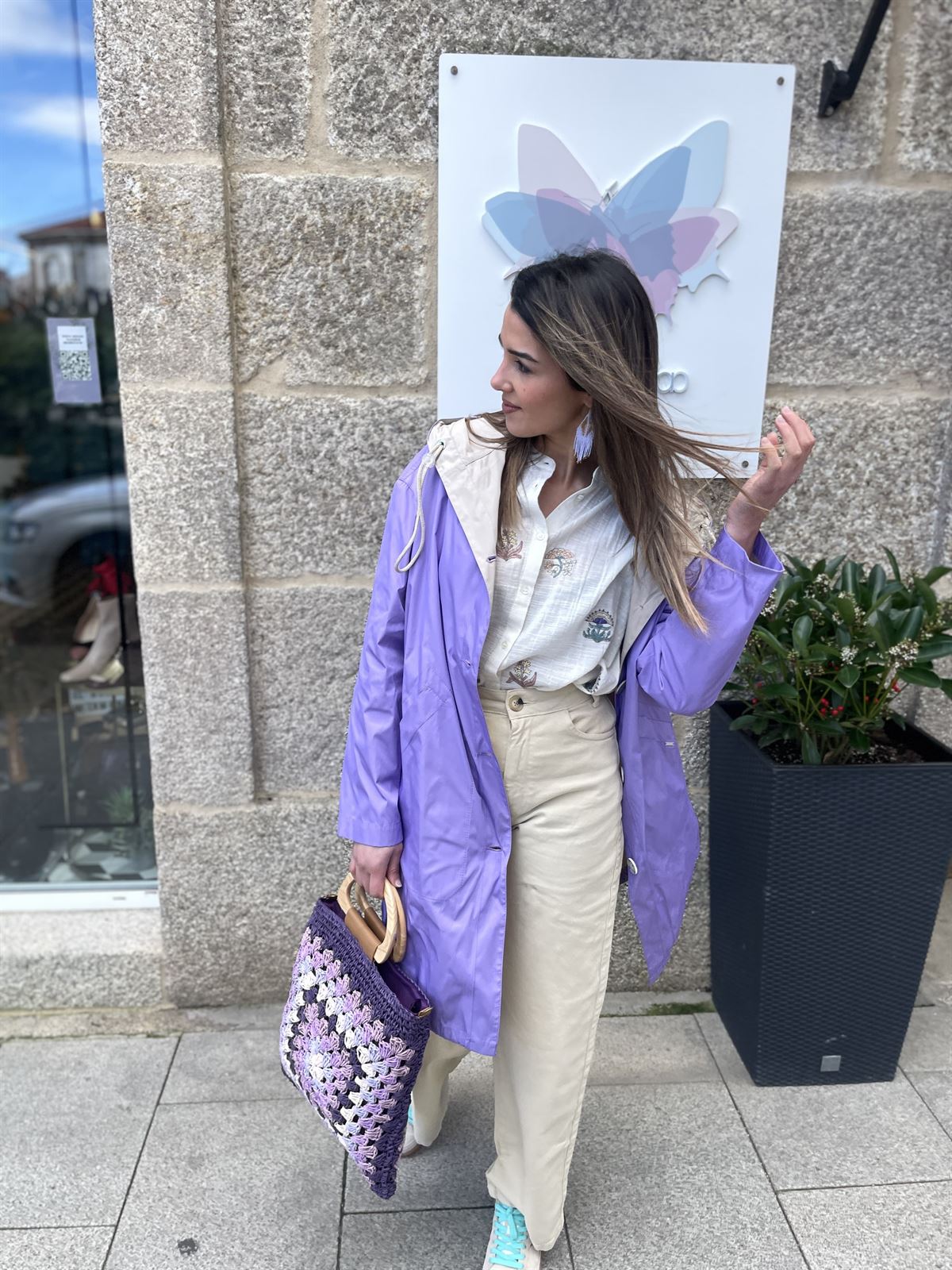 Gabardina Oky ZUGOR lila - Imagen 5
