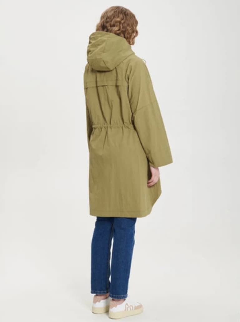 GABARDINA Rinascimento estilo capita over verde - Imagen 2