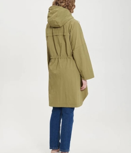 GABARDINA Rinascimento estilo capita over verde - Imagen 2