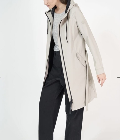 Gabardina TANTA Pluvego Peyote piedra - Imagen 1