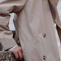 Gabardina Yerse IMPERMEABLE beige - Imagen 1