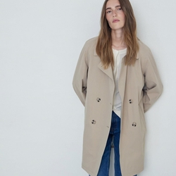 Gabardina Yerse IMPERMEABLE beige - Imagen 2