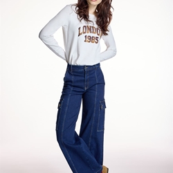 JEANS  Alba Conde 5538 CARGO CON BOLSILLOS LATERALES - Imagen 1