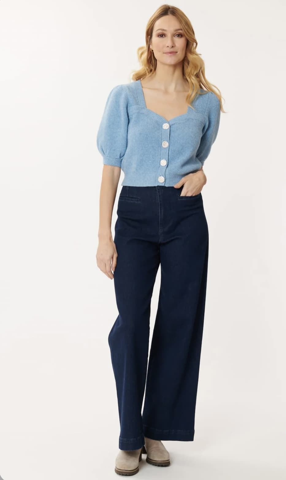 Jeans Derhy Naty vaquero azul - Imagen 1