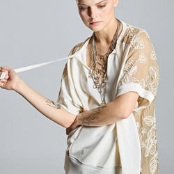 Jersei Alba Conde 2830-582-63 crudo combinado - Imagen 1