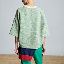 Jersey Alba Conde 2823-505-22 VENICE  verde lurex - Imagen 2