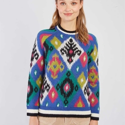 Jersey Derhy ADELAIDE PULL multicolor azul - Imagen 1