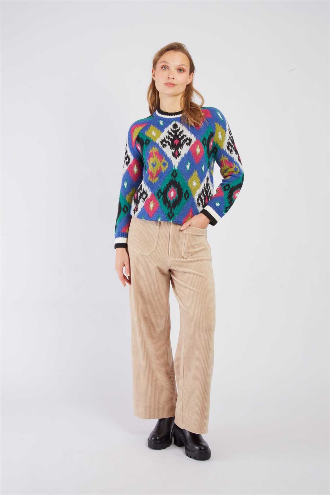 Jersey Derhy ADELAIDE PULL multicolor azul - Imagen 2