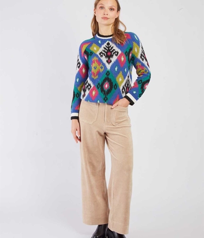 Jersey Derhy ADELAIDE PULL multicolor azul - Imagen 2