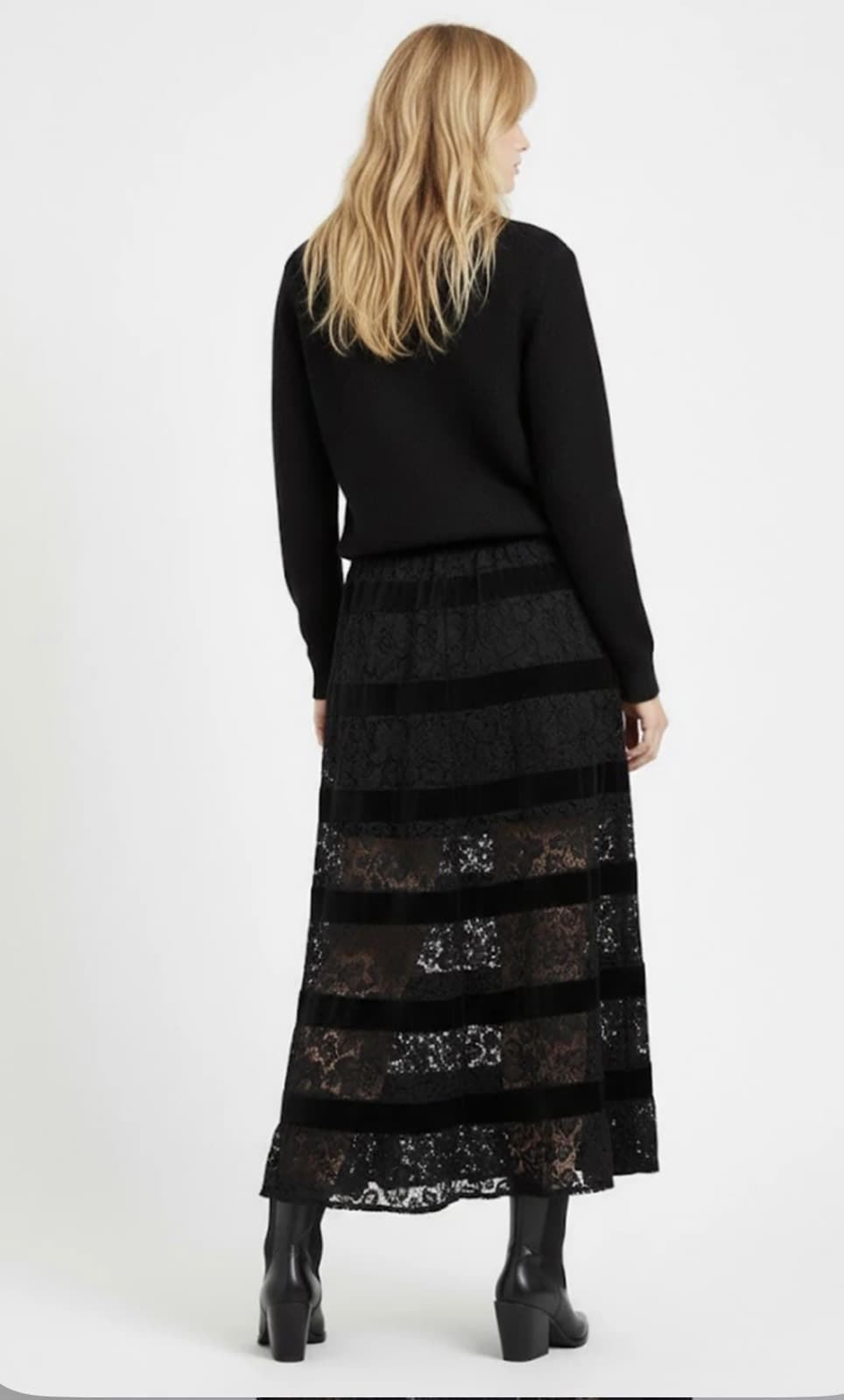 Jersey Derhy NADETTE bordado negro - Imagen 3