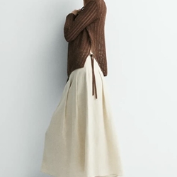 Jersey ese O ese ATRIUM calado marrón chocolate - Imagen 2