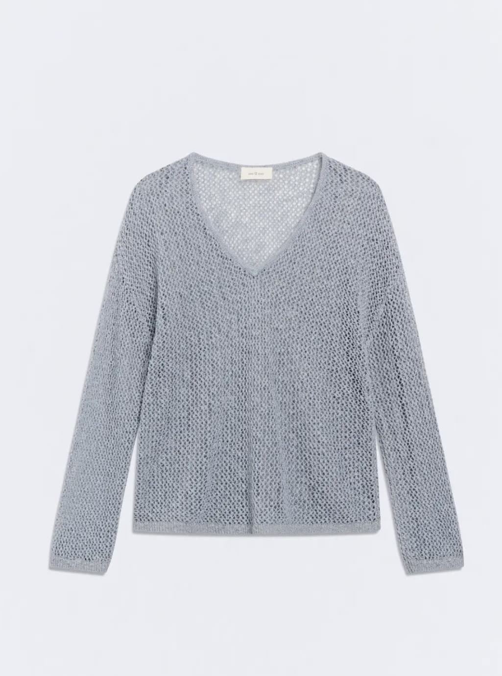 Jersey ese O ese FISHER  calado azul grisáceo - Imagen 1