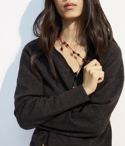 JERSEY ese O ese Ref.: 305193-1090 // CARDI.COCOON gris antracita - Imagen 1