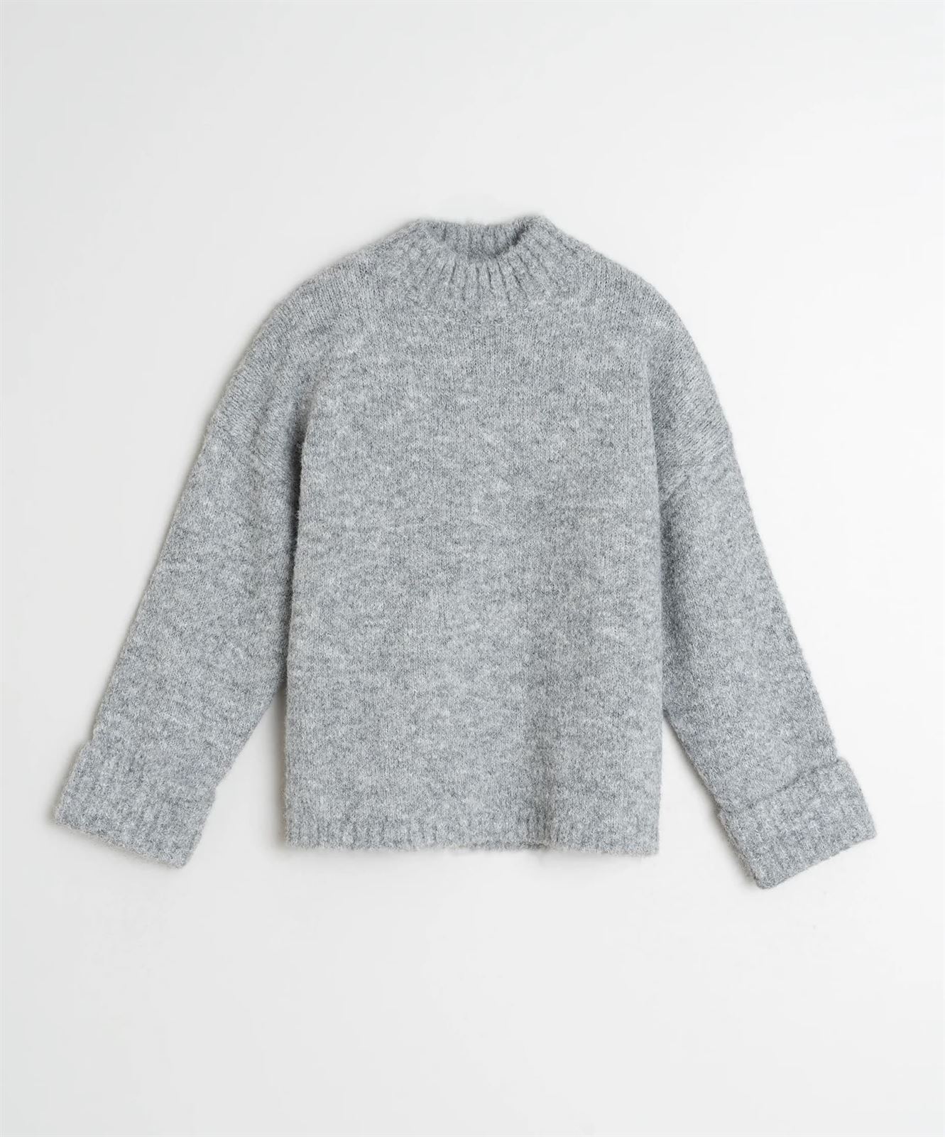 Jersey Indi & Cold rd452 CUELLO PERKINS gris - Imagen 1