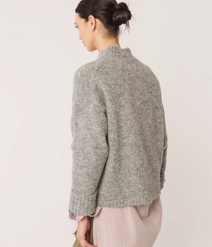 Jersey Indi & Cold rd452 CUELLO PERKINS gris - Imagen 2