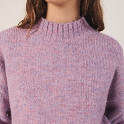 Jersey Indi & Cold rd452 CUELLO PERKINS malva - Imagen 1